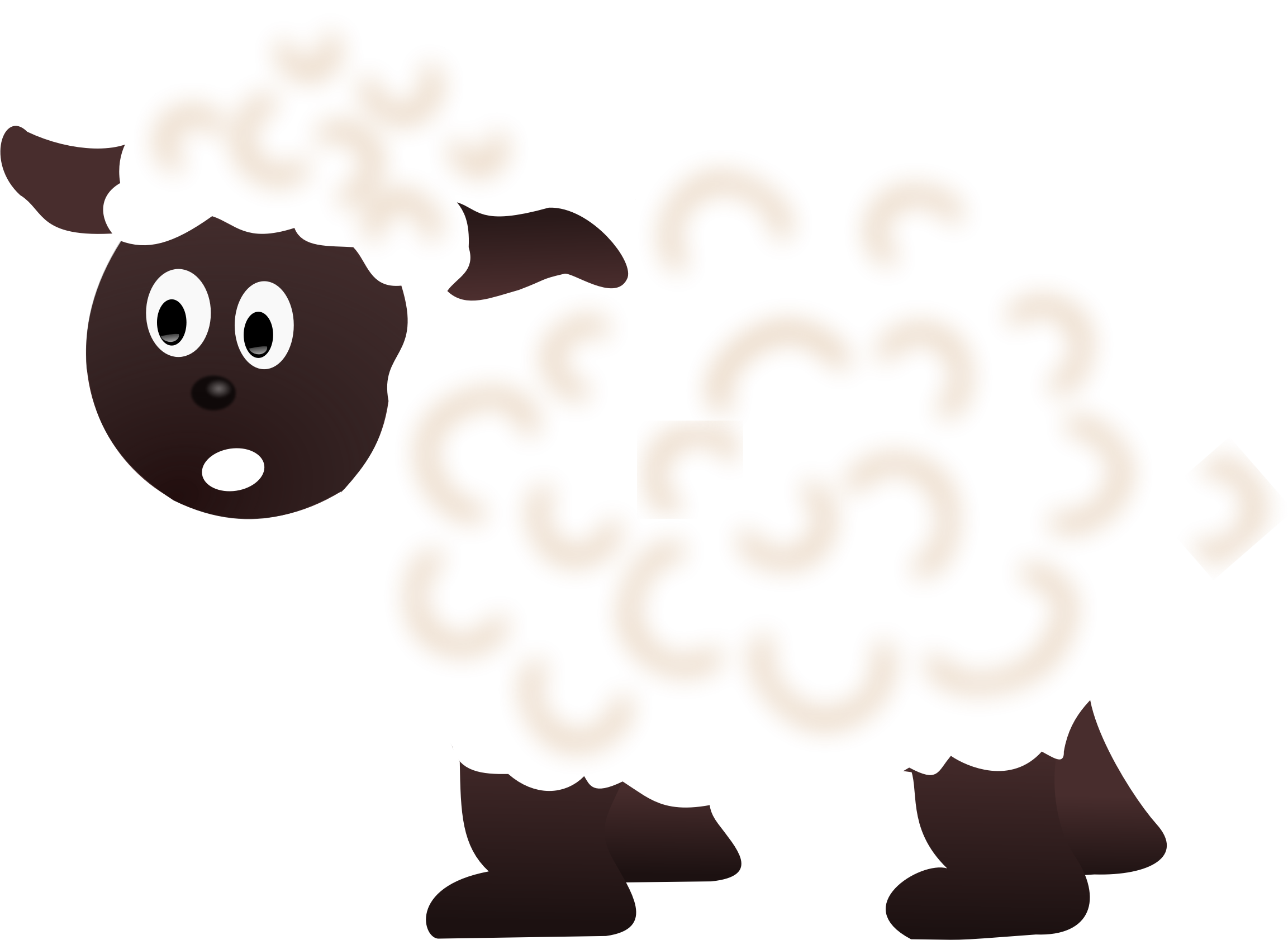 Cartoon Sheep Illustration