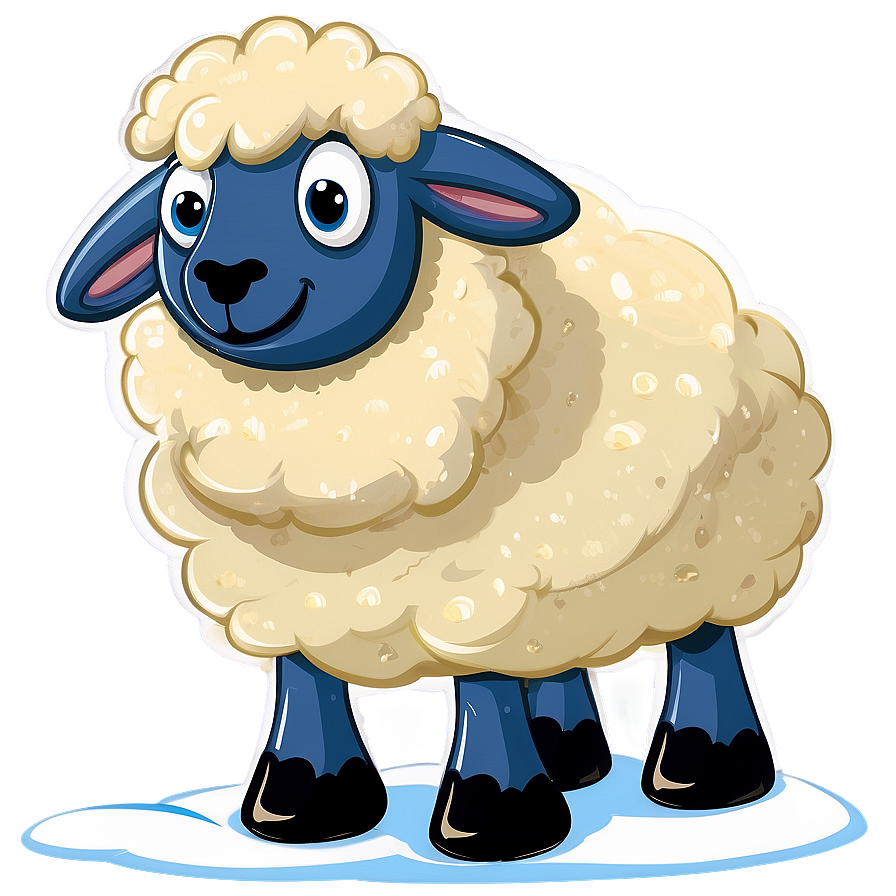 Cartoon Sheep In Snow Png 83