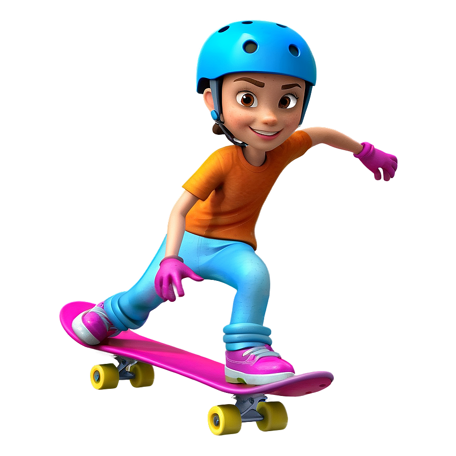 Cartoon Skater Png Amw