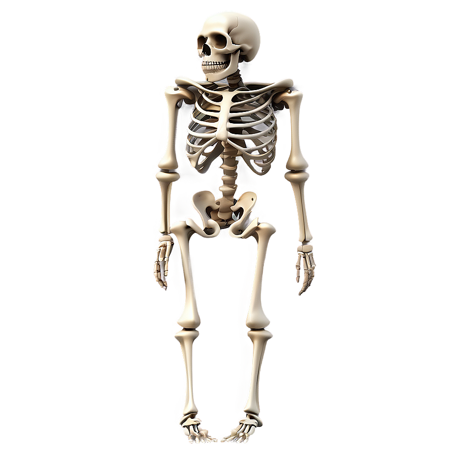 Cartoon Skeleton Side View Png Tam65