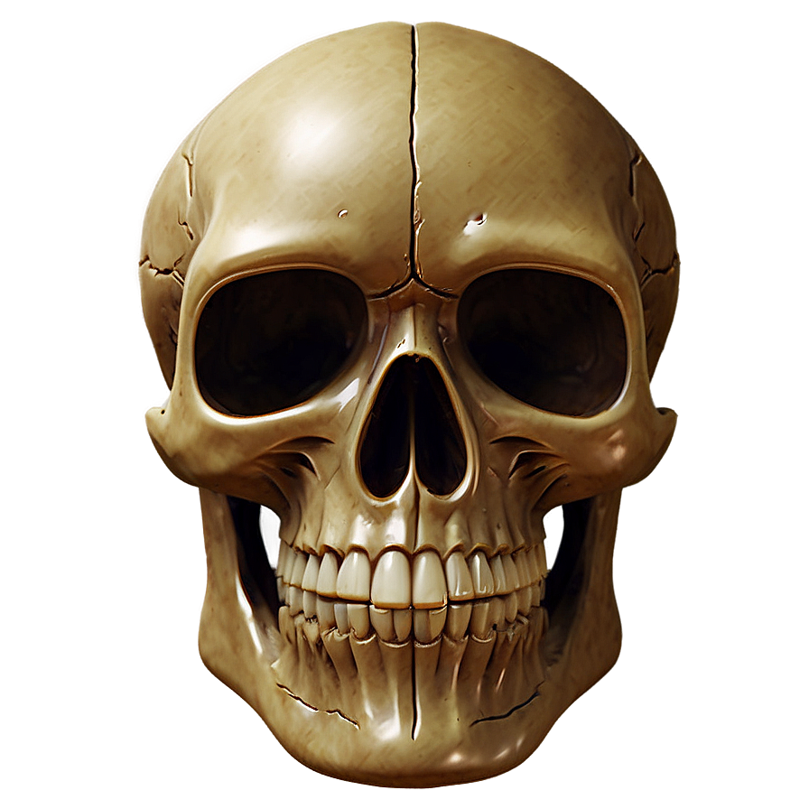 Cartoon Skull Character Png D