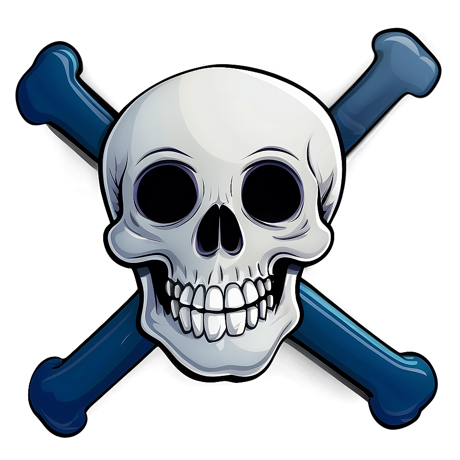 Cartoon Skull Crossbones Png Awi