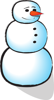 Cartoon Snowman Graphic