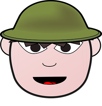 Cartoon Soldier Character