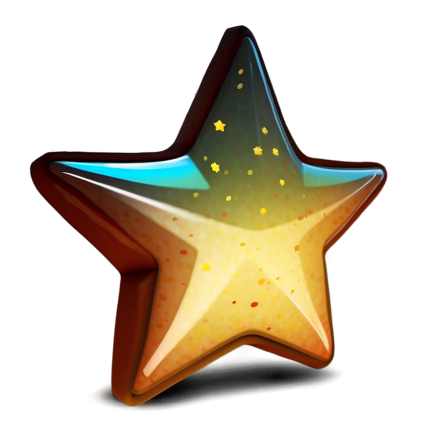 Cartoon Star Emoji Png Qny