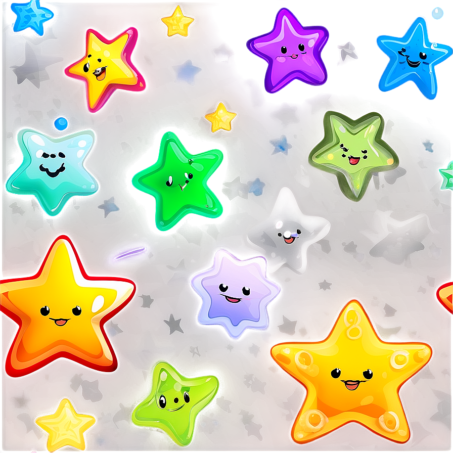 Cartoon Star Pattern Png 69