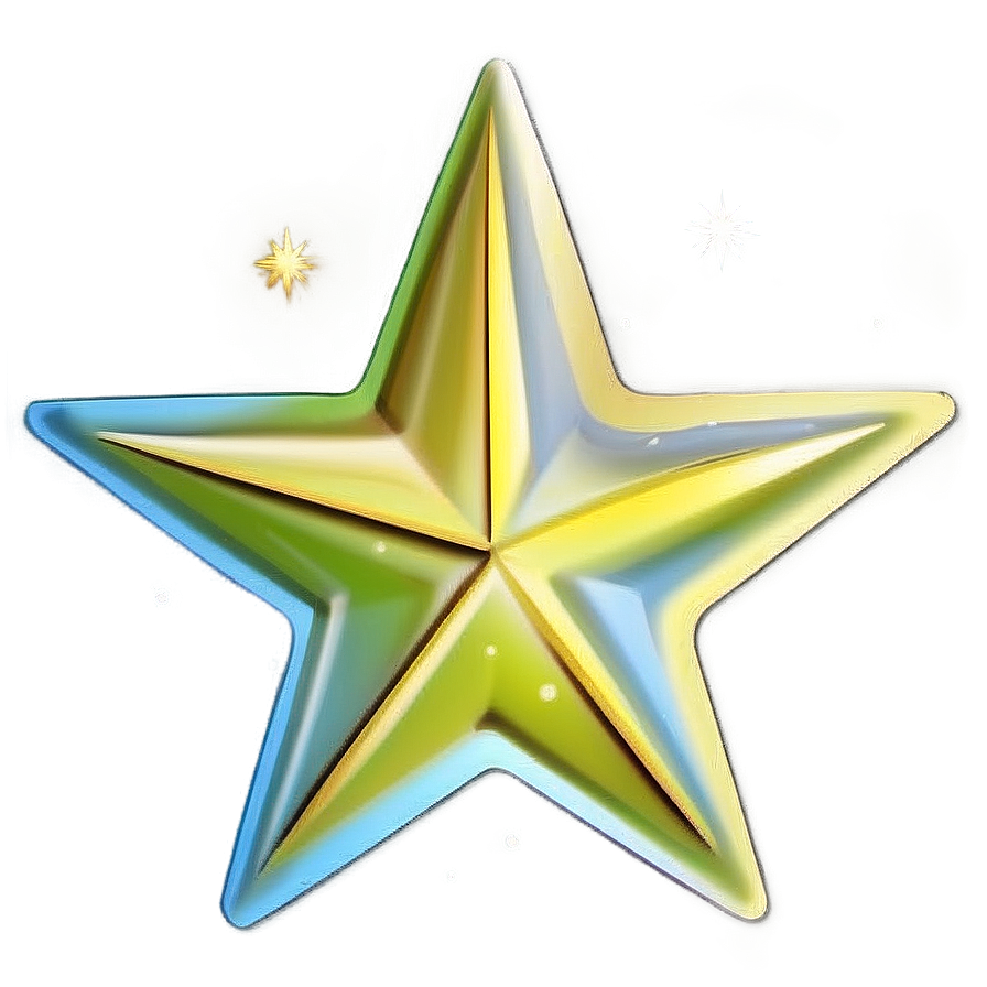 Cartoon Star Sticker Png 51