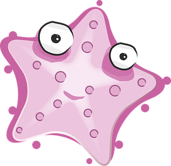 Cartoon Starfish Character