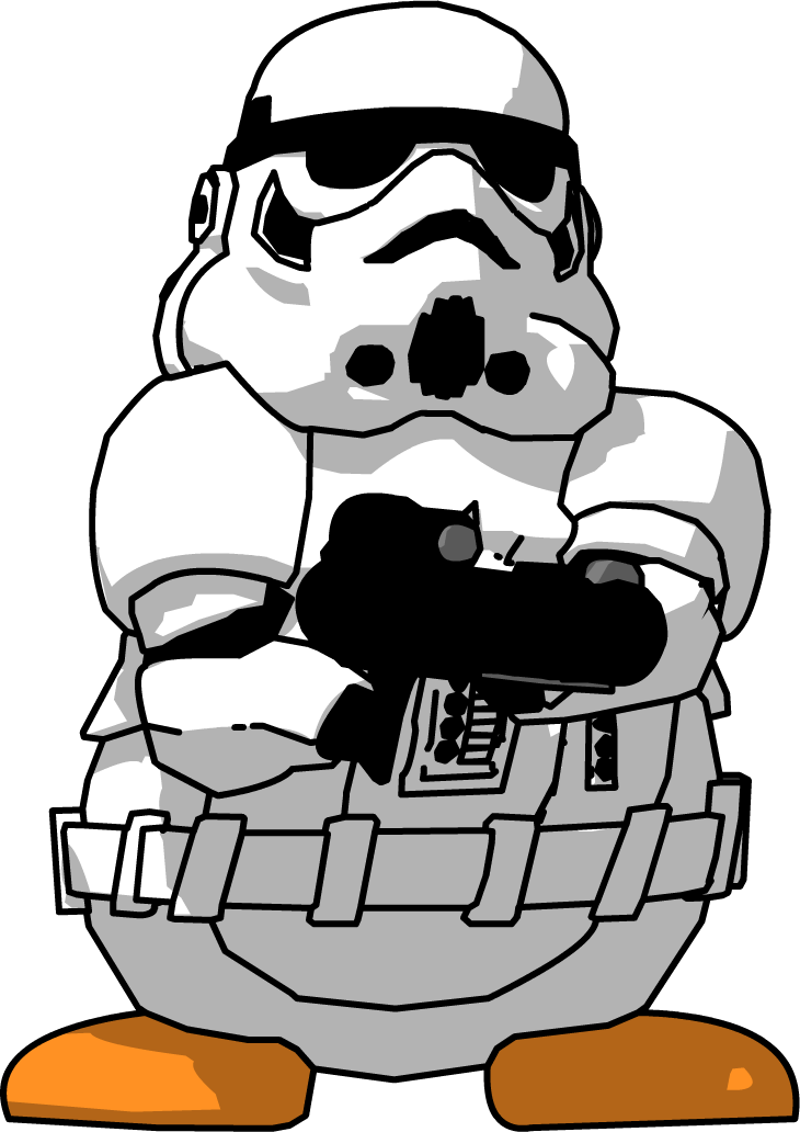 Cartoon Stormtrooper Illustration