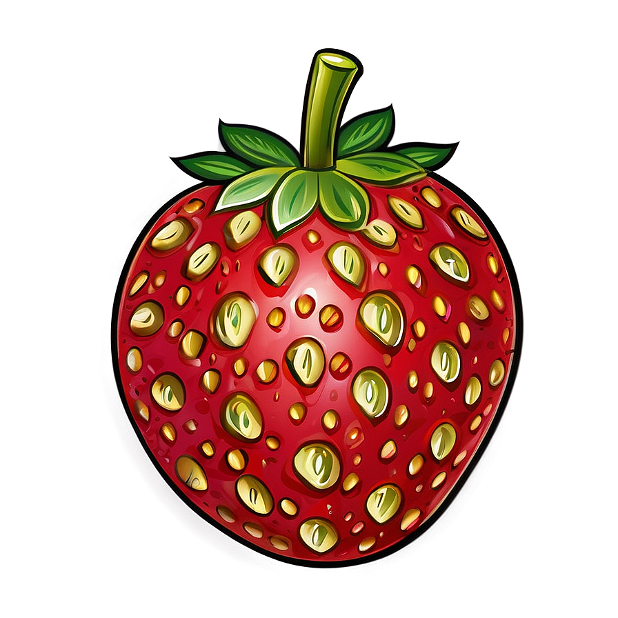 Cartoon Strawberry Png 05042024