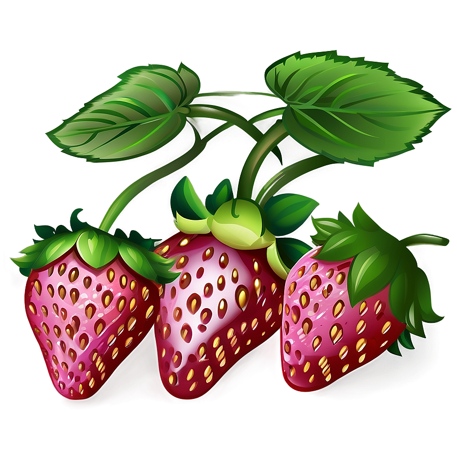 Cartoon Strawberry Png Dnu99