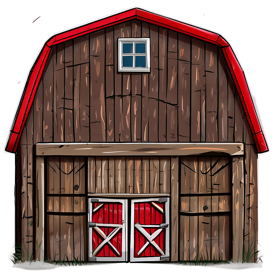 Cartoon Style Barn Png 23