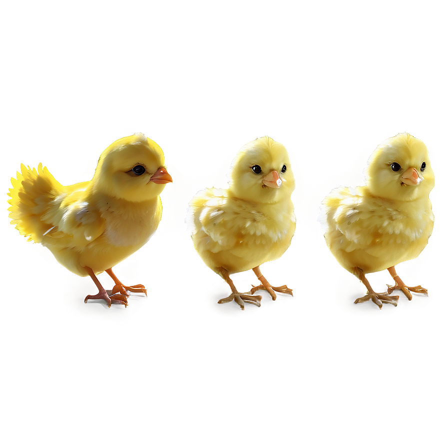 Cartoon Style Chick Png 05242024