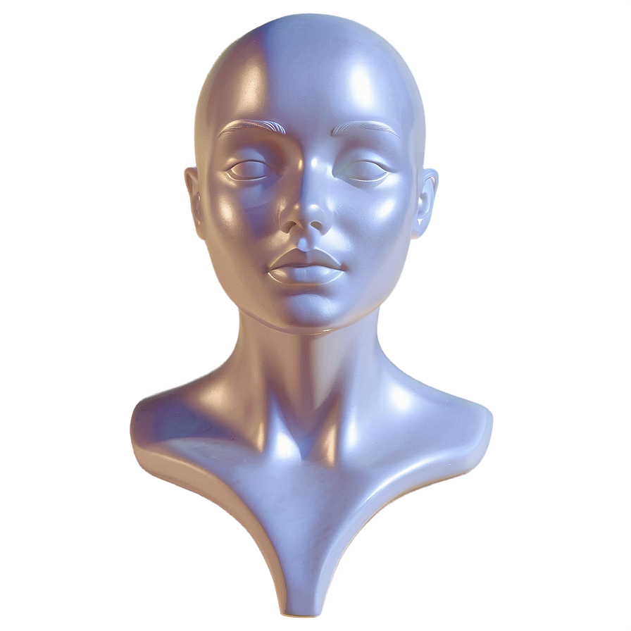 Cartoon Style Mannequin Head Png 36