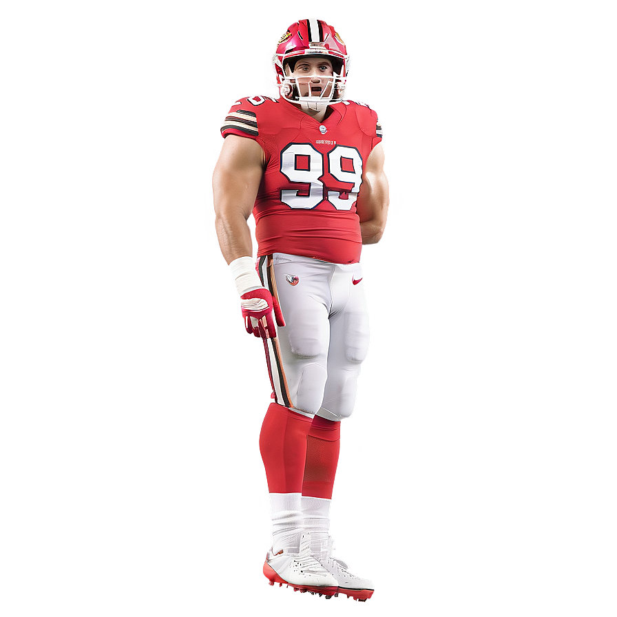 Cartoon Style Nick Bosa Png Byc88