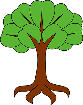 Cartoon Style Simple Tree Illustration