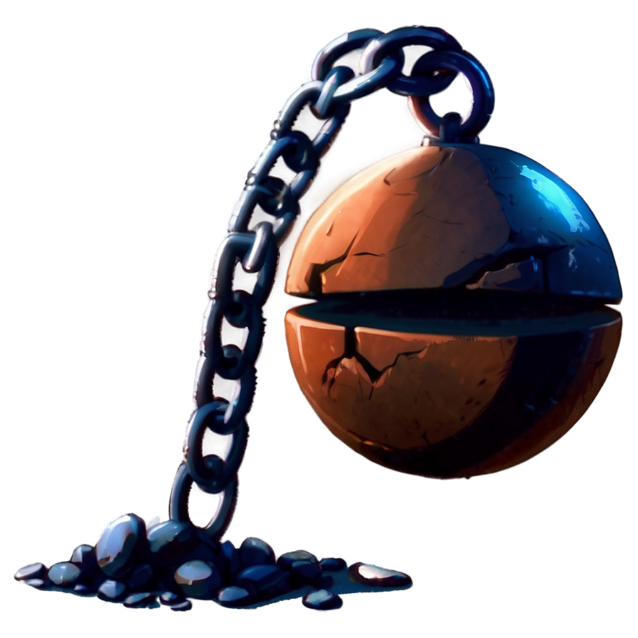 Cartoon Style Wrecking Ball Png 06112024