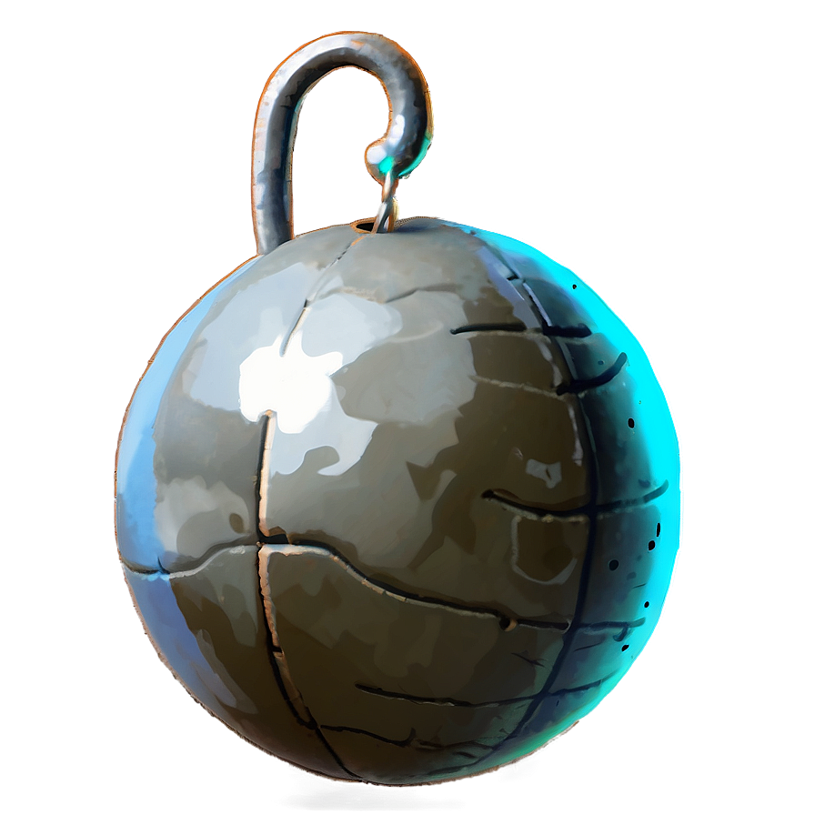 Cartoon Style Wrecking Ball Png Mtx93