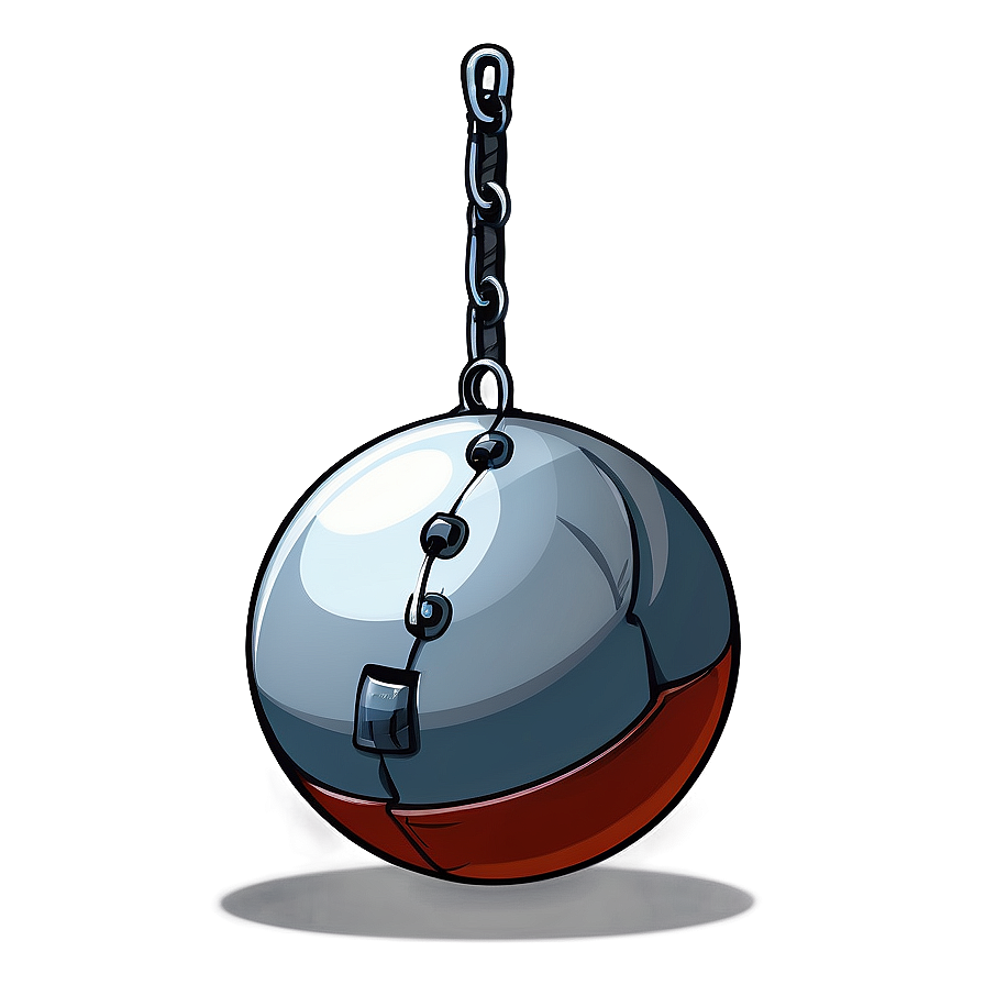 Cartoon Style Wrecking Ball Png Sld