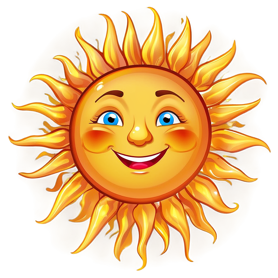 Cartoon Sun Transparent Png 05252024