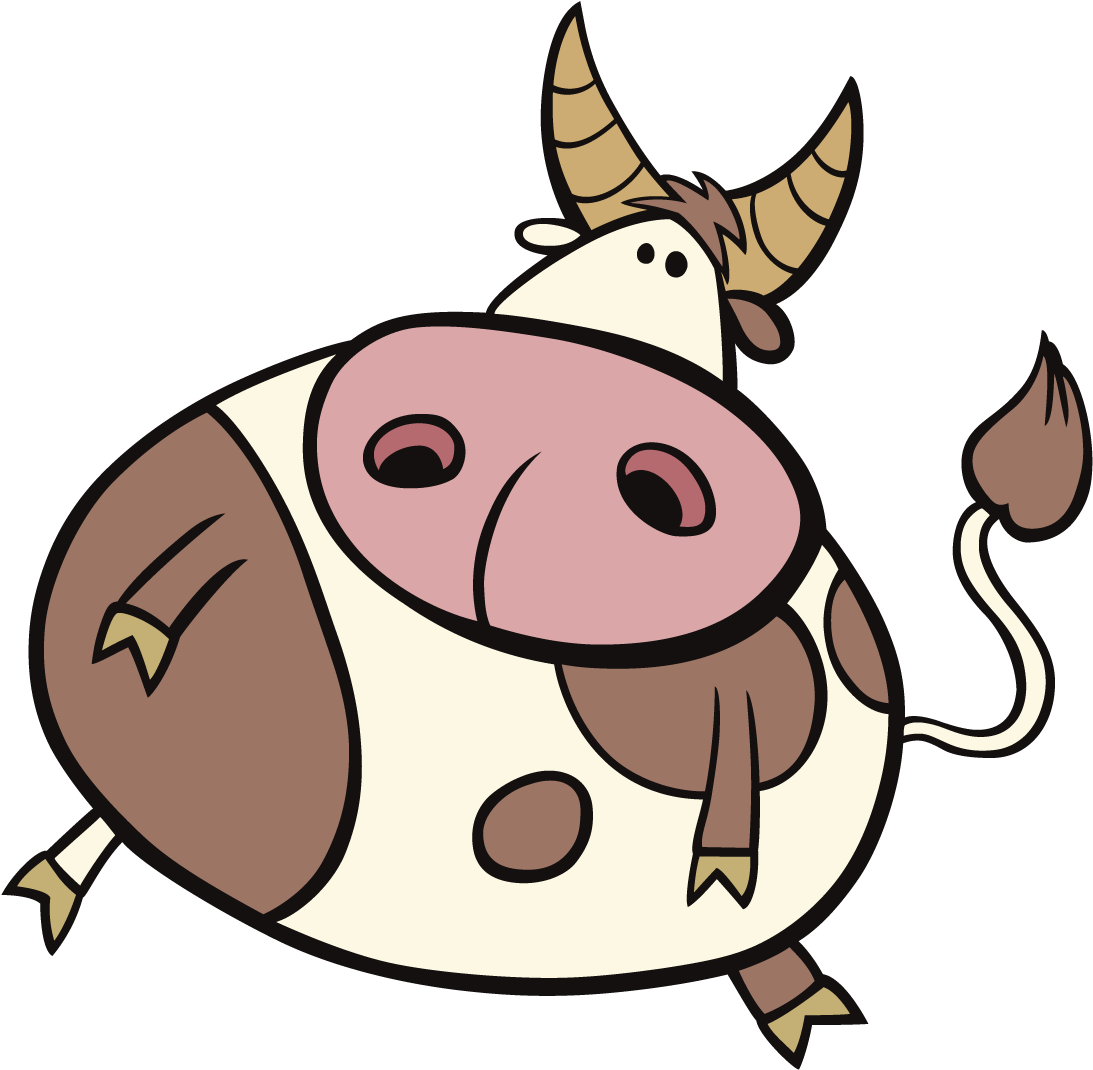 Cartoon Taurus Bull Character