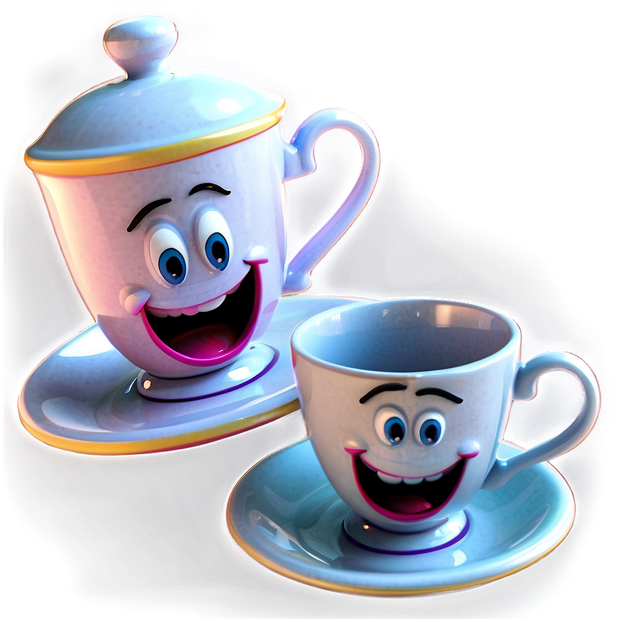 Cartoon Tea Cup Fun Png 05252024