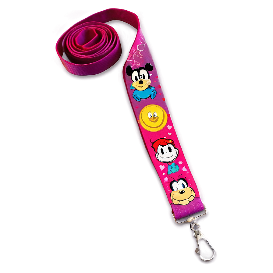 Cartoon Themed Lanyard Png Wru41