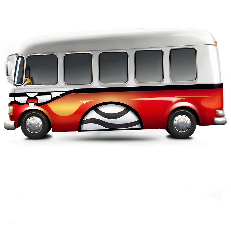 Cartoon Tour Bus Png 06272024