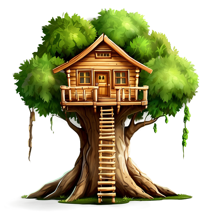 Cartoon Tree House Png 41