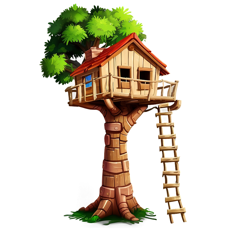 Cartoon Tree House Png 99