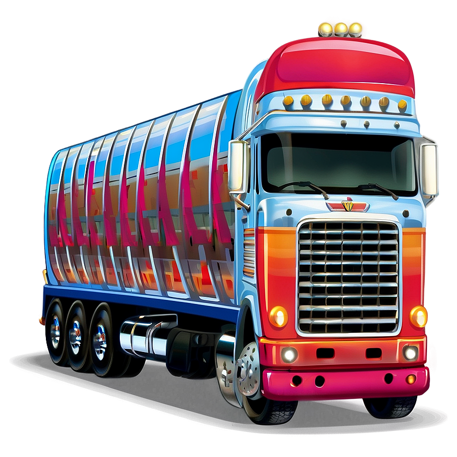 Cartoon Trucker Character Png Xnp