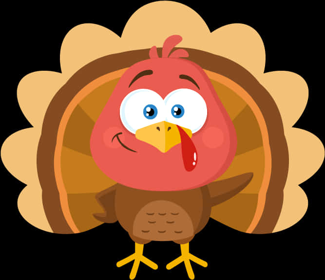 Cartoon Turkey Illustration