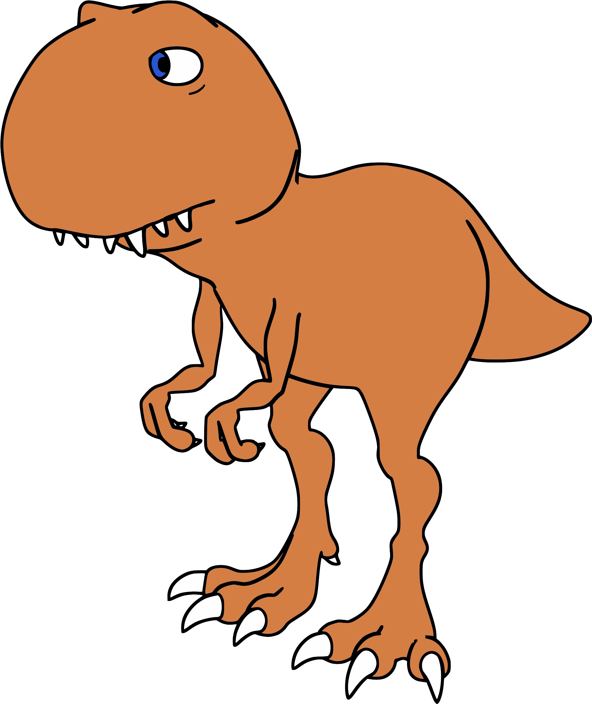 Cartoon Tyrannosaurus Rex Illustration