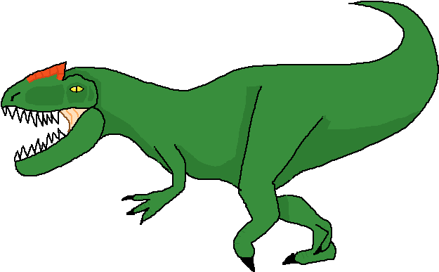 Cartoon Tyrannosaurus Rex Illustration