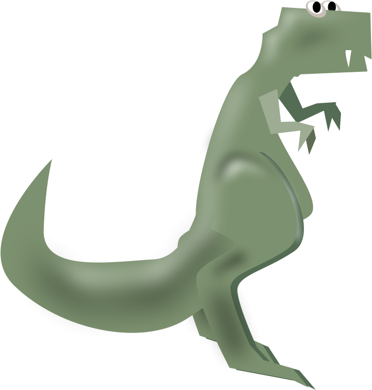 Cartoon Tyrannosaurus Rex Profile