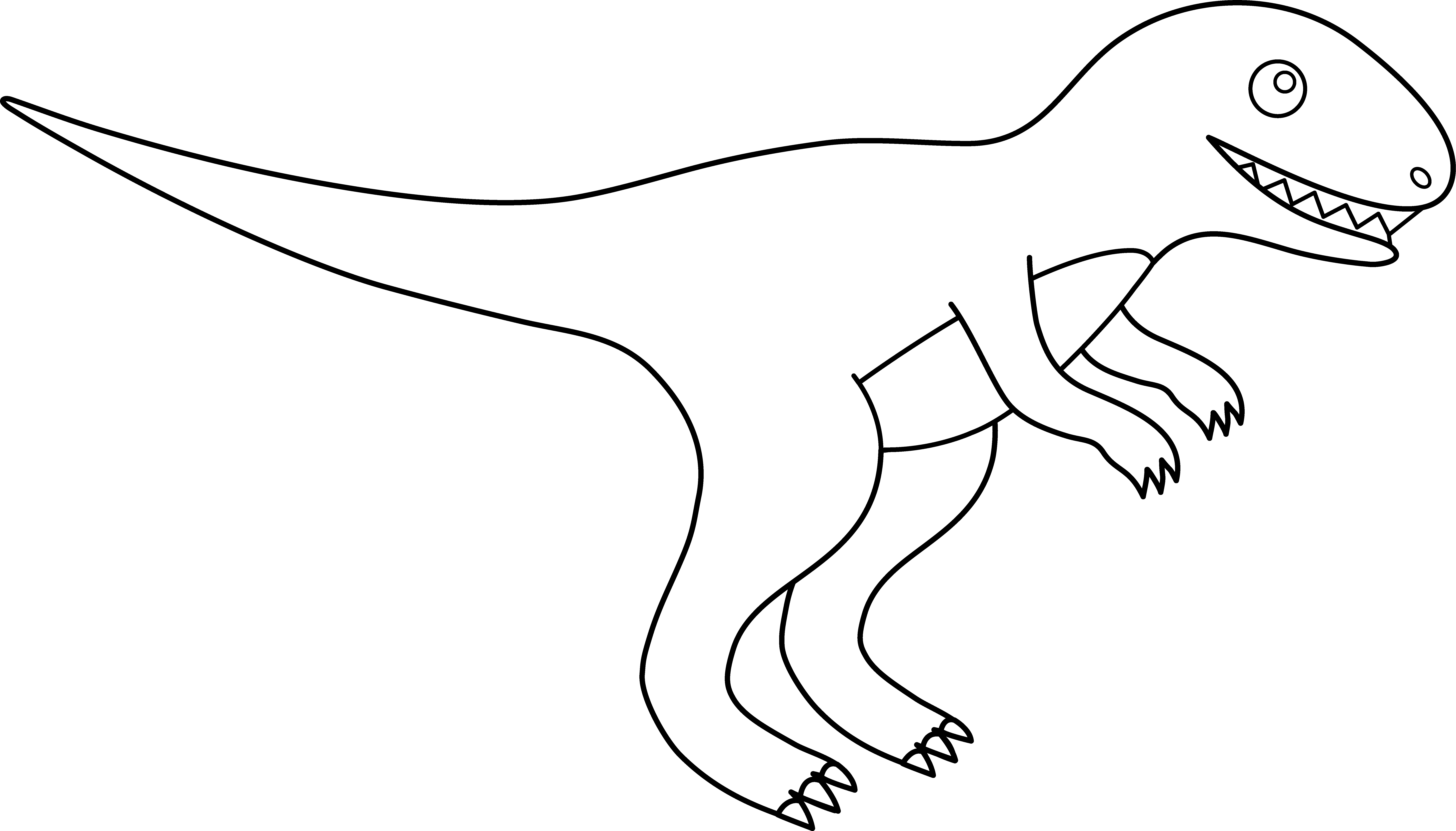 Cartoon Tyrannosaurus Rex Sketch