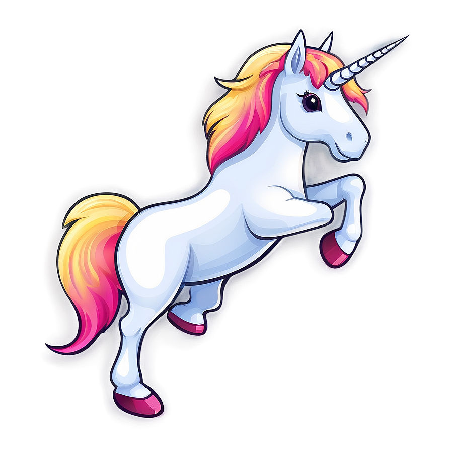 Cartoon Unicorn Clipart Png Qbs38