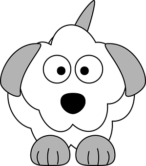 Cartoon_ Unicorn_ Dog_ Vector