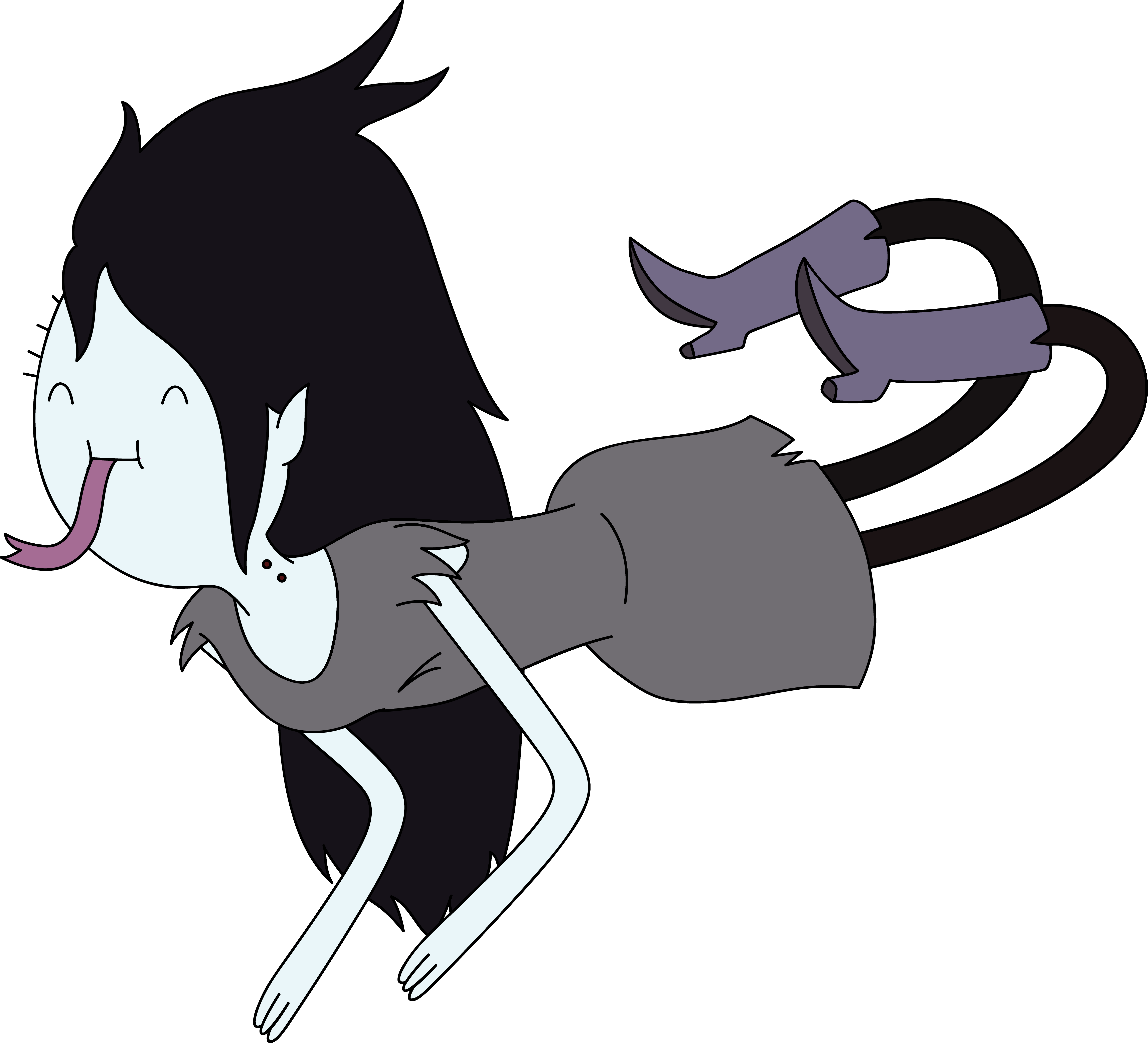 Cartoon Vampire Character Floating