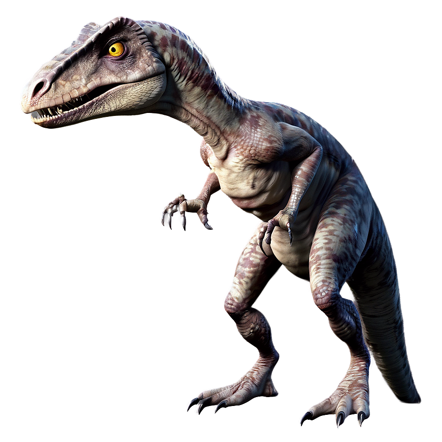 Cartoon Velociraptor Character Png Enn9