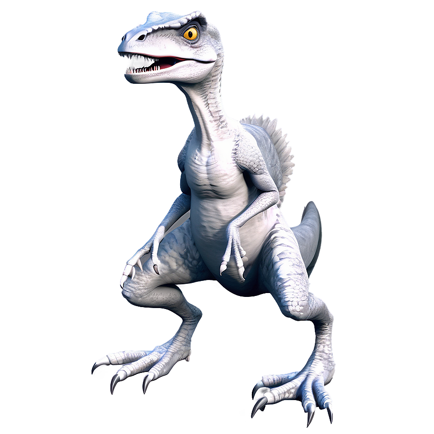 Cartoon Velociraptor Character Png Ocf34