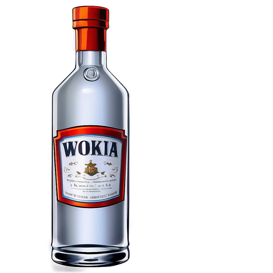 Cartoon Vodka Bottle Png Cbt