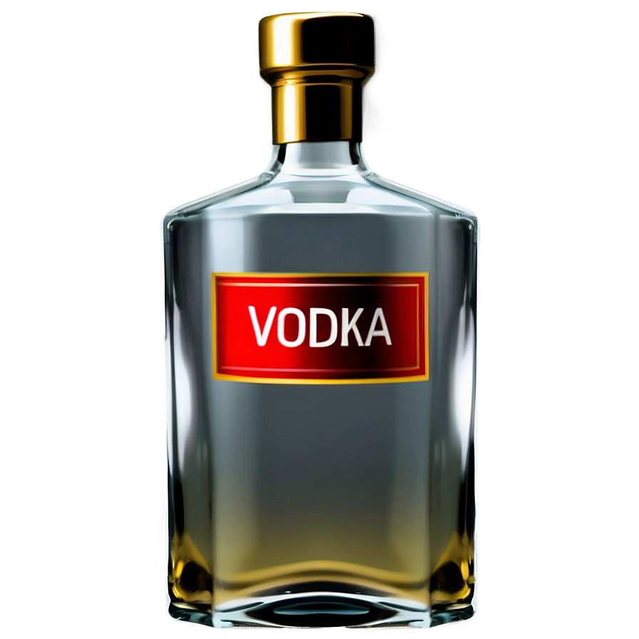 Cartoon Vodka Bottle Png Oil96