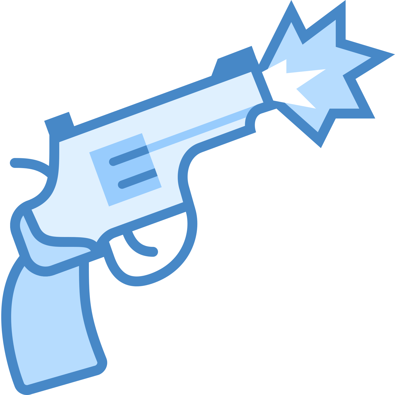 Cartoon Water Pistol Graphic