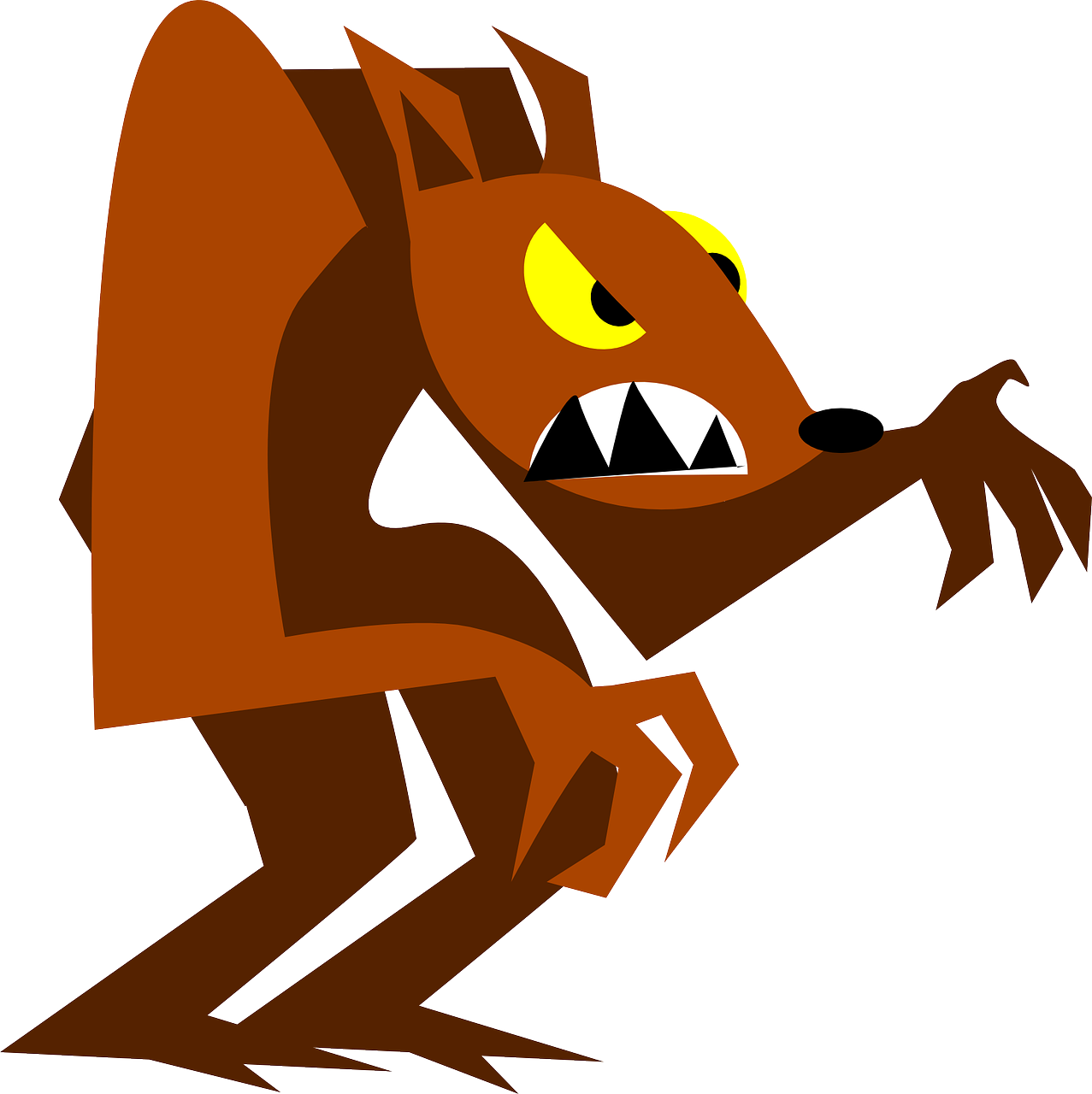 Cartoon Werewolf Graphic