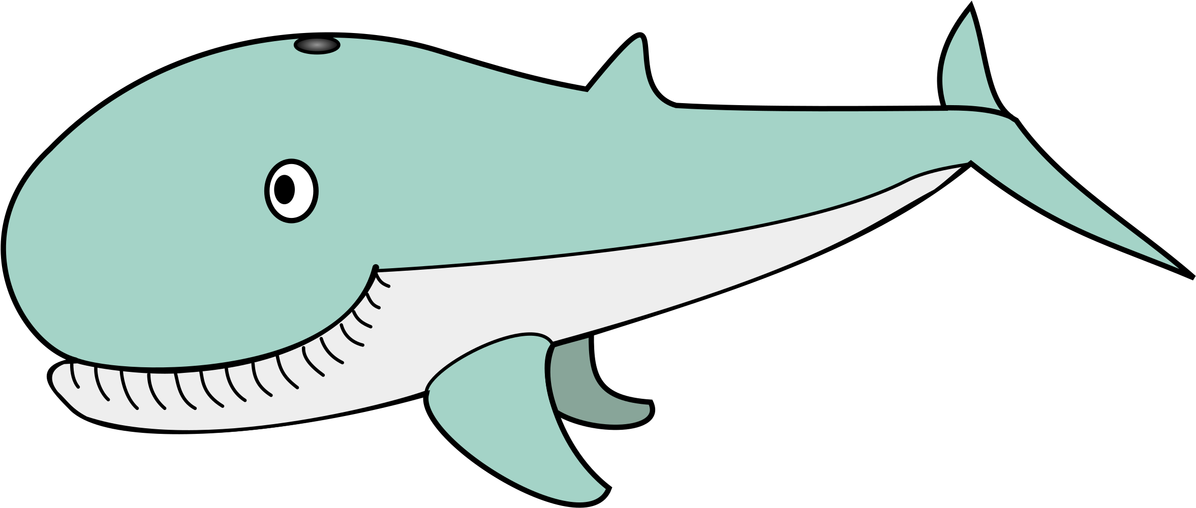 Cartoon Whale Illustration