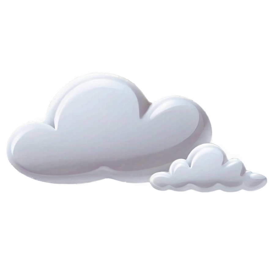 Cartoon White Cloud Png Fux