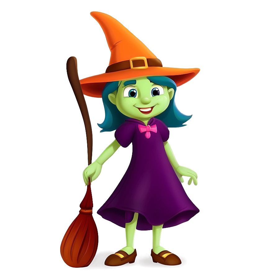 Cartoon Witch Character Png 05062024