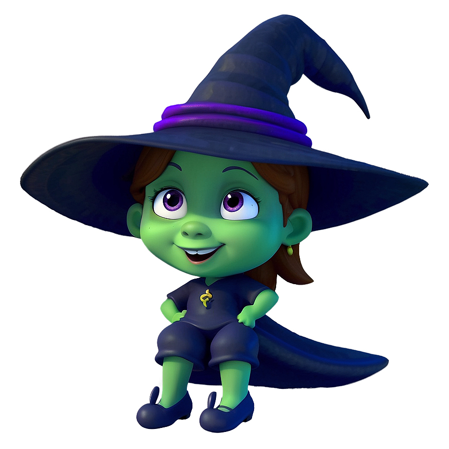 Cartoon Witch Character Png 05062024