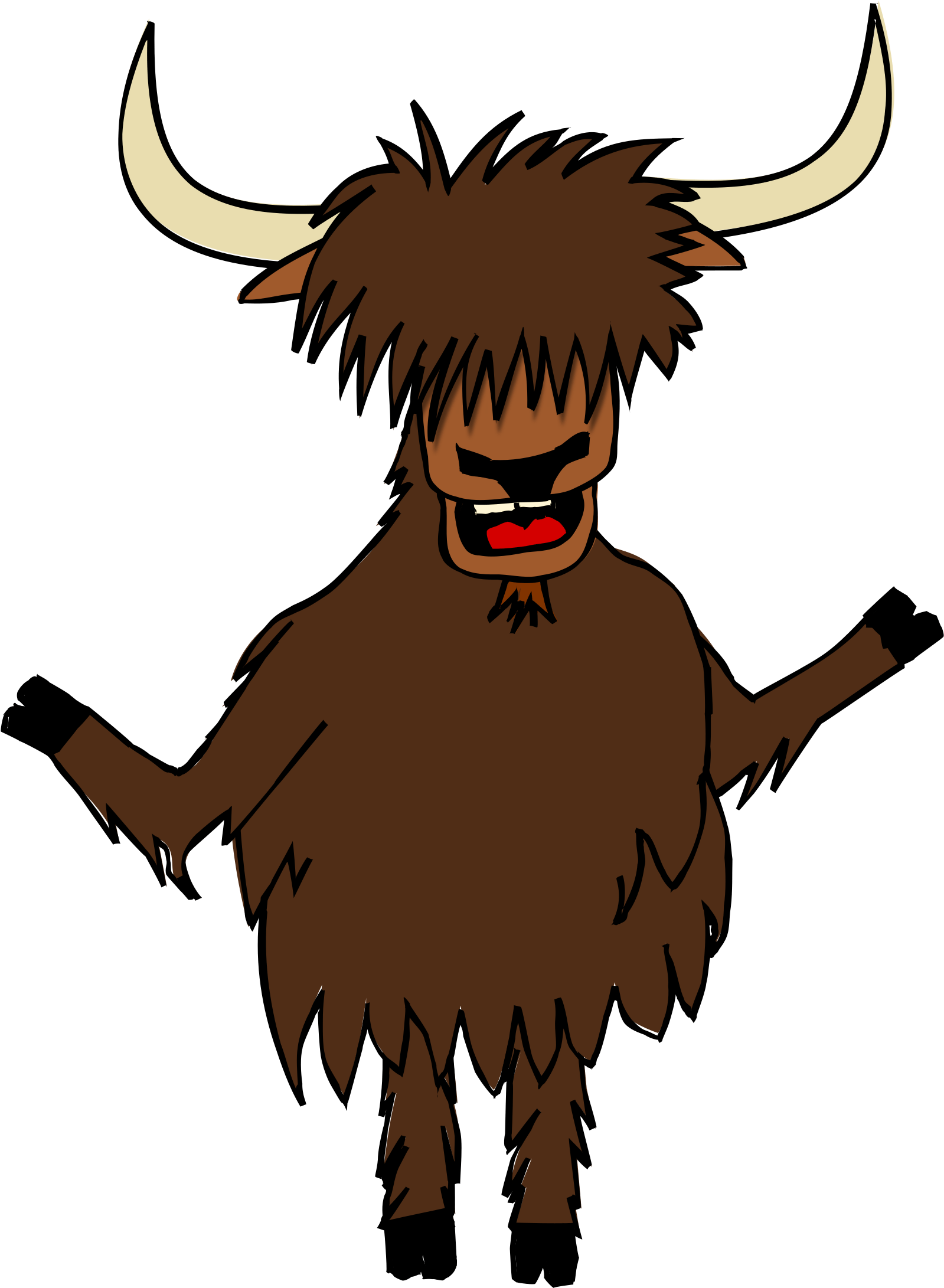 Cartoon Yak Illustration.png